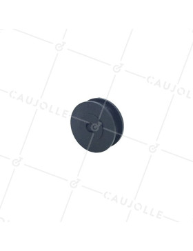 PULLE' IN PLASTICA DIAMETRO 30 MM CARICO 40KG ASSE 6 MM PER CAVO DI 6 MM • Caujolle