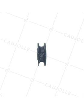 PULLE' IN PLASTICA DIAMETRO 30 MM CARICO 40KG ASSE 6 MM PER CAVO DI 6 MM