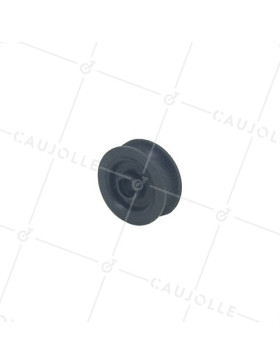 PULLE' IN PLASTICA DIAMETRO 35 MM CARICO 40KG ASSE 8 MM PER CAVO DI 9 MM • Caujolle