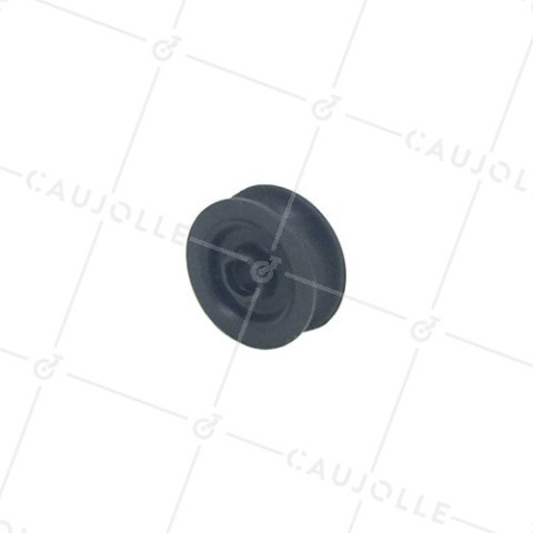 PULLE' IN PLASTICA DIAMETRO 35 MM CARICO 40KG ASSE 8 MM PER CAVO DI 9 MM • Caujolle