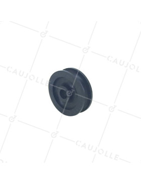 PULLE' IN PLASTICA DIAMETRO 40 MM CARICO 60 KG ASSE 8 MM PER CAVO DI 8 MM • Caujolle