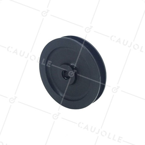 PULLEA PLASTICA DIAMETRO 70 MM CARICO 80KG ASSE 8 MM PER CAVO DI 9 MM • Caujolle
