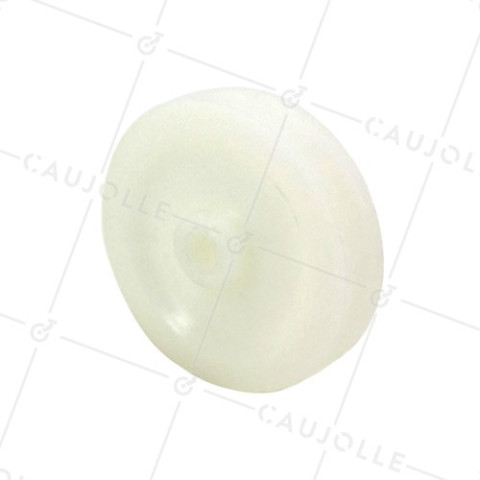 PULLE' IN NYLON DIAMETRO 100 MM ASSE 12 MM PER CAVO DI 9 MM CARICO 100 KG • Caujolle