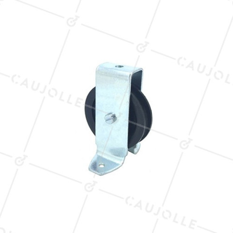 PULLEA A GANCIO DIAMETRO 60 MM CARICO 60 KG PER CAVO DI 8 MM • Caujolle