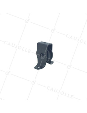 PULLEYS NERE A GAMBE DIAMETRO 30 MM CARICO 25 KG PER CAVO DI 6 MM • Caujolle