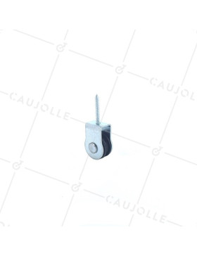 PULLEA A TIRFORO DIAMETRO 20 MM CARICO 12 KG PER CAVO DI 4 MM • Caujolle