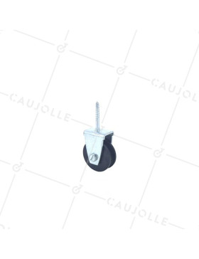 PULLEA A VITE DIAMETRO 30 MM CARICO 25 KG PER CAVO DI 6 MM • Caujolle