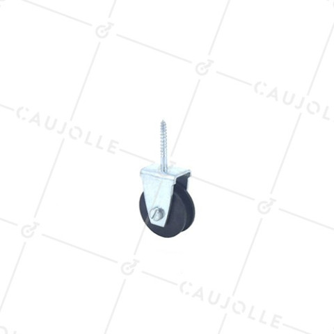 PULLEA A VITE DIAMETRO 30 MM CARICO 25 KG PER CAVO DI 6 MM • Caujolle