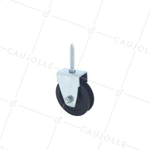 PULLEA A TIRAFONDO DIAMETRO 50 MM CARICO 60 KG PER CAVO DI 8 MM • Caujolle