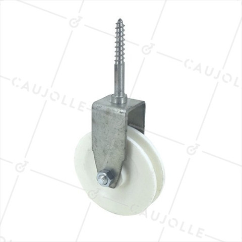 PULLEY A TIRFOR DIAMETRO 80 MM CARICO 100 KG PER CAVO DI 8 MM • Caujolle