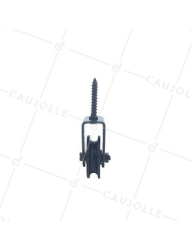 PULLE NERA A VITE DIAMETRO 40