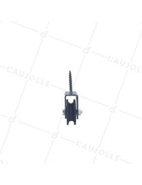 PULLE NERA A VITE DIAMETRO 30