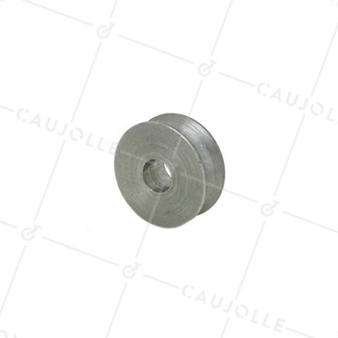 POULETTO ACCIAIO A Gola TONDA PER CAVO DI 10 MM DIAMETRO 40 MM ASSE 11 MM CARICO 60 KG • Caujolle