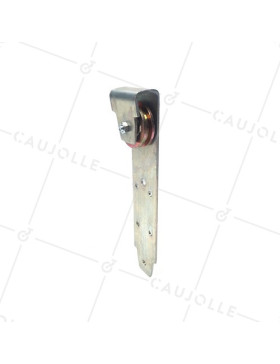 MONTATURA PER PORTALE SOSPESO A Gola QUADRATA DIAMETRO 60 MM PER RAIL DA 8 A 10 MM CARICO 250 KG • Caujolle