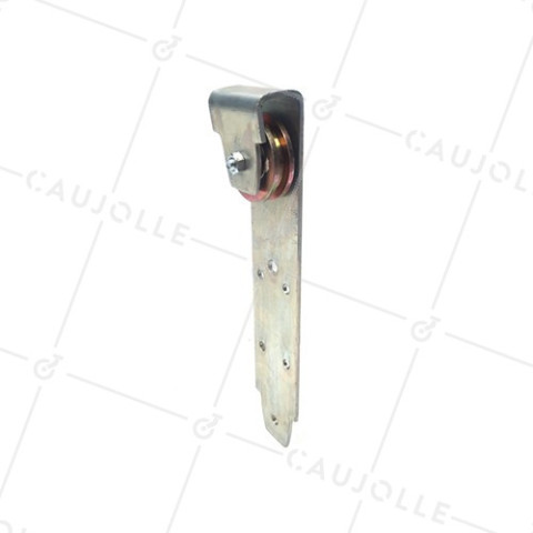 MONTATURA PER PORTALE SOSPESO A Gola QUADRATA DIAMETRO 60 MM PER RAIL DA 8 A 10 MM CARICO 250 KG • Caujolle