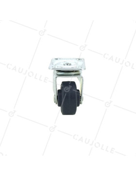Ruota D'AMEUBLEMENT CAOUTCHOUC DIAMETRO 30 MM CARICO 15 KG - S12C30