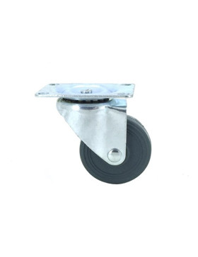 Ruota D'AMEUBLEMENT CAOUTCHOUC DIAMETRO 42 MM CARICO 20 KG - S12C42