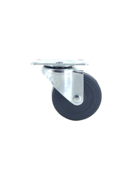 Ruota D'AMEUBLEMENT CAOUTCHOUC DIAMETRO 50 MM CARICO 30 KG - S12C50