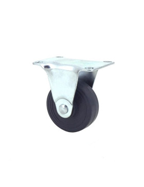 Ruota D'AMEUBLEMENT CAOUTCHOUC DIAMETRO 42 MM CARICO 20 KG - S18C42