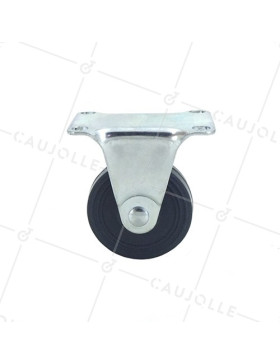 Ruota D'AMEUBLEMENT CAOUTCHOUC DIAMETRO 42 MM CARICO 20 KG - S18C42
