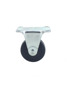 Ruota D'AMEUBLEMENT CAOUTCHOUC DIAMETRO 42 MM CARICO 20 KG - S18C42