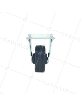 Ruota D'AMEUBLEMENT CAOUTCHOUC DIAMETRO 42 MM CARICO 20 KG - S18C42