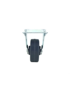 Ruota D'AMEUBLEMENT CAOUTCHOUC DIAMETRO 42 MM CARICO 20 KG - S18C42