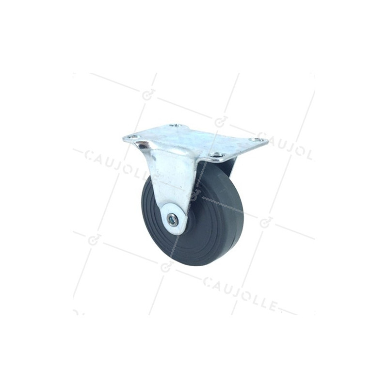 Ruota D'AMEUBLEMENT CAOUTCHOUC DIAMETRO 50 MM CARICO 30 KG - S18C50
