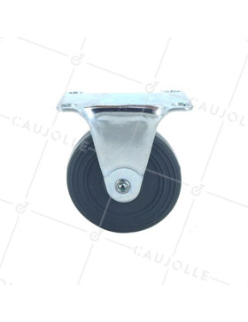 Ruota D'AMEUBLEMENT CAOUTCHOUC DIAMETRO 50 MM CARICO 30 KG - S18C50