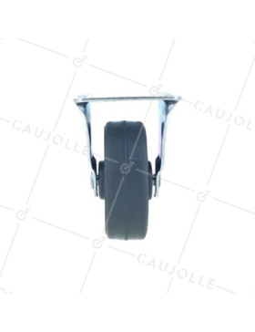 Ruota D'AMEUBLEMENT CAOUTCHOUC DIAMETRO 50 MM CARICO 30 KG - S18C50