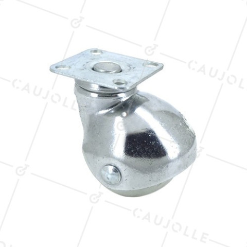 Ruota D'ARREDO PALLA IN GOMMA NON MACCHIO DIAMETRO 50 MM CARICO 35 KG - S16P50 • Caujolle