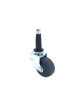 Ruota D’AMEUBLEMENT PIVOTANTE A ROD DIAMETRO 35 MM CARICO 15 KG -S40C35