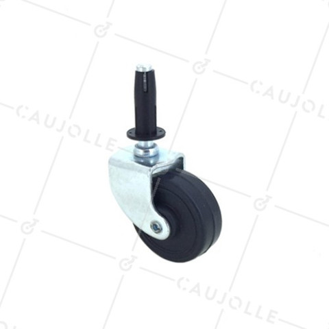 Ruota D’AMEUBLEMENT PIVOTANTE A ROD DIAMETRO 42 MM CARICO 20 KG -S40C42 • Caujolle