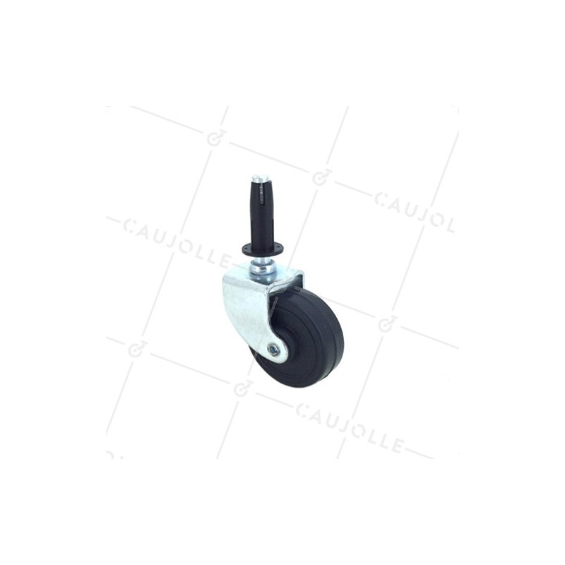 Ruota D’AMEUBLEMENT PIVOTANTE A ROD DIAMETRO 42 MM CARICO 20 KG -S40C42