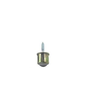 Ruota PALLINA A VITE PER MOBILI DIAMETRO 12 MM CARICO 10 KG CON ASTA FILETTATA DA 4 MM - S89 12