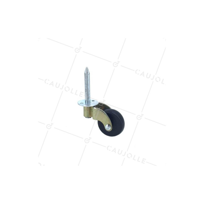 Ruota D'ARREDAMENTO DIAMETRO 30 MM CARICO 20 KG DA FISSARE CON MARTELLO PER FORO DI 6 MM