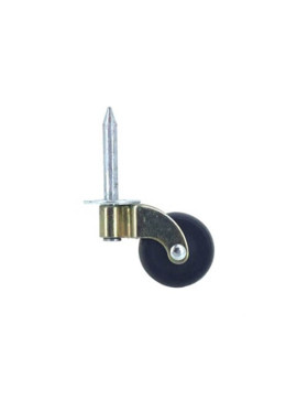 Ruota D'ARREDAMENTO DIAMETRO 30 MM CARICO 20 KG DA FISSARE CON MARTELLO PER FORO DI 6 MM