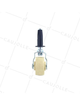 Ruota D'AMEUBLEMENT PIVOTANTE A ROD DIAMETRO 30 MM CARICO 15 KG - S400