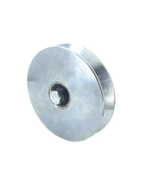 Ruota DI PORTA LARGA A Gola TRIANGOLARE DI 10 MM DI PROFONDITÀ E DIAMETRO 160 MM