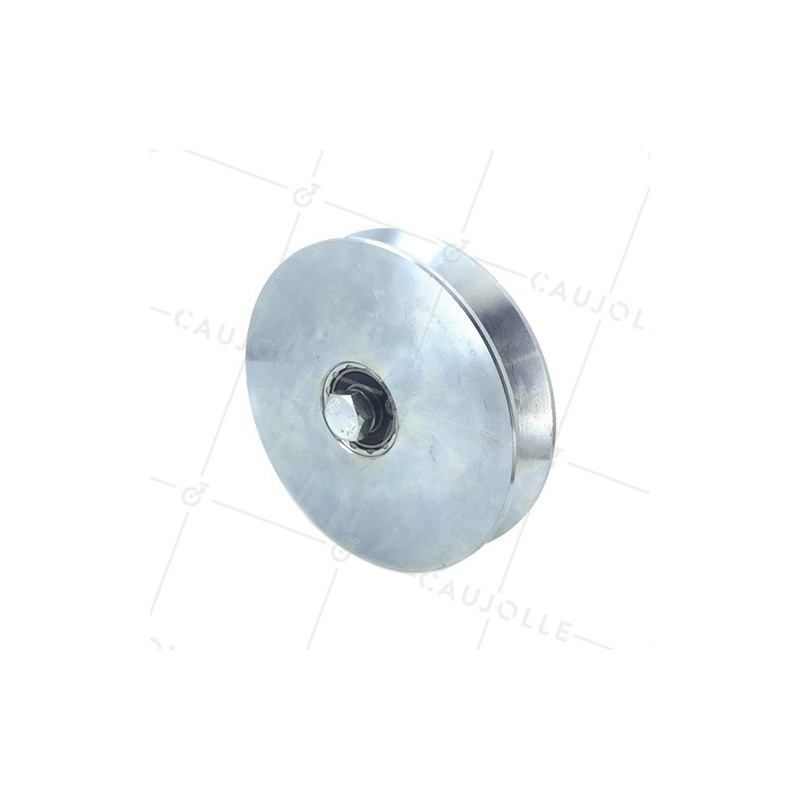 Ruota DI PORTA LARGA A Gola TRIANGOLARE DI 10 MM DI PROFONDITÀ E DIAMETRO 160 MM