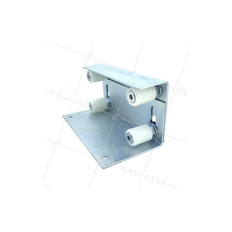 GUIDA PER PORTA SCORREVOLE DA 28 MM A 52 MM DI SPESSORE