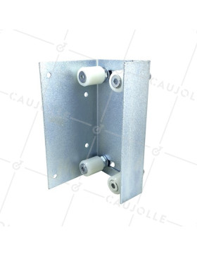 GUIDA PER PORTA SCORREVOLE DA 28 MM A 52 MM DI SPESSORE