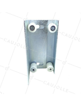 GUIDA PER PORTA SCORREVOLE DA 28 MM A 52 MM DI SPESSORE