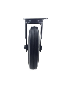 Ruota DESIGN DI MANUTENZIONE NERA IN GOMMA DIAMETRO 200 MM CARICO 180 KG- S72C 200NERO