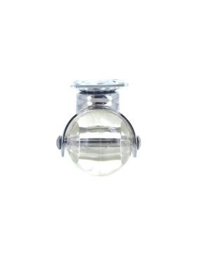 Ruota DESIGN TRASPARENTE PALLA DIAMETRO 50 MM CARICO 40 KG - CRYSTAL CHUNKY50P