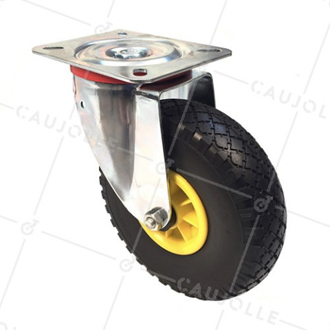 Ruota INDESTRUTTIBILE PIVOTANTE DIAMETRO 260 MM CARICO 50 KG -S20-1 260 INCR • Caujolle