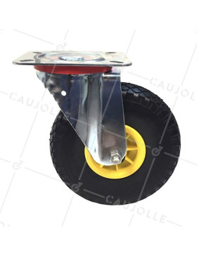 Ruota INDESTRUTTIBILE PIVOTANTE DIAMETRO 260 MM CARICO 50 KG -S20-1 260 INCR