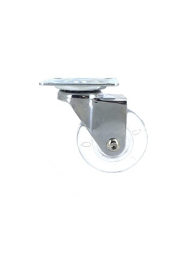 Ruota PIVOTANTE TRASPARENTE DESIGN DIAMETRO 60 MM CARICO 50 KG - S140TR 60P