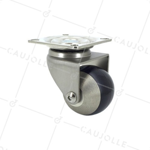 Ruota SPHERICA A PIVOTAMENTO FACILE DIAMETRO 50 MM CARICO 70 KG - CHUNKY 50P • Caujolle