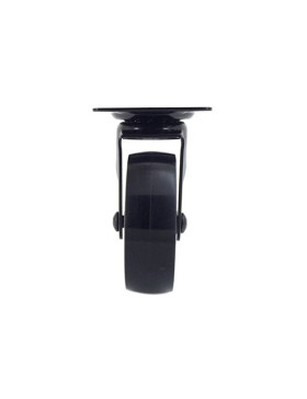 Ruota DESIGN CERCHIO CROMATO DIAMETRO 75 MM CARICO 45 KG - BLACKCHROM75P